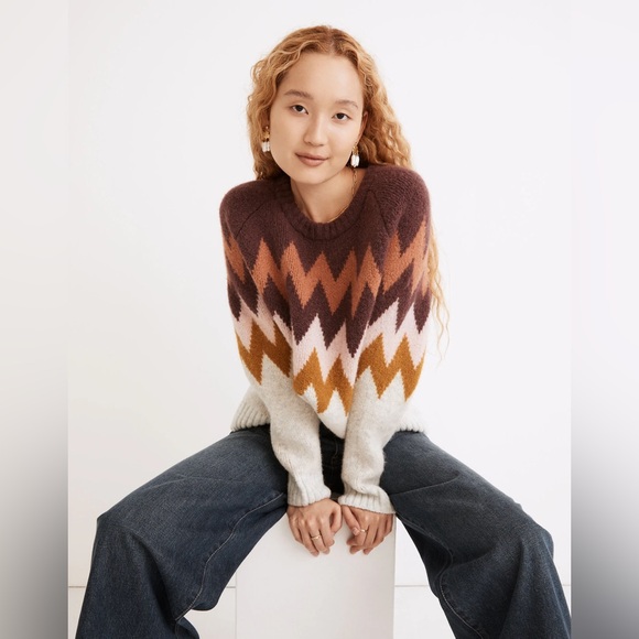 MADEWELL | Delwood Multicolor Fair Isle Sweater - Picture 4 of 4